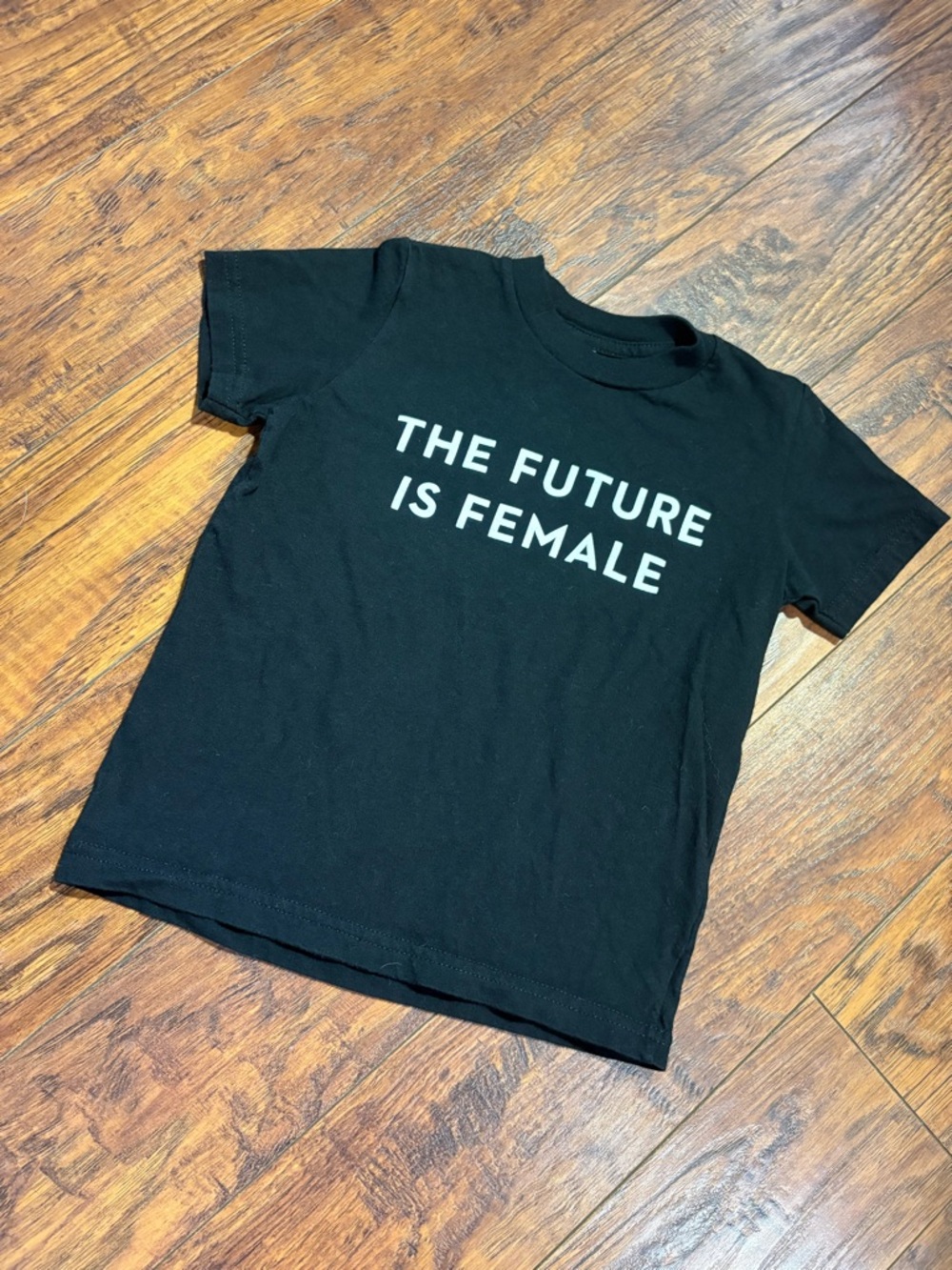 American Apparel Kids size 4 The Future Is Female t shirt